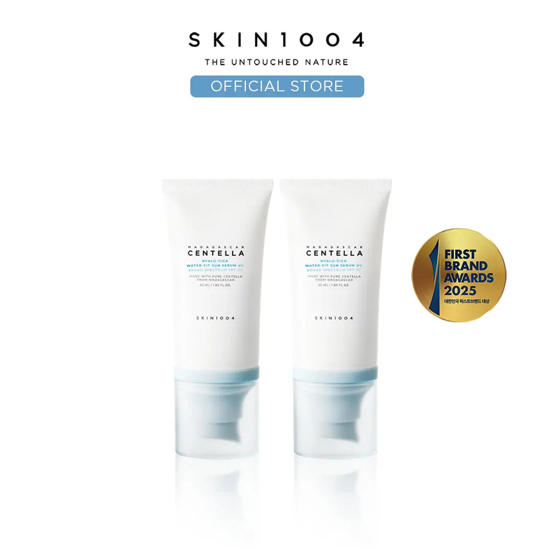 SKIN1004 Lightweight Sunscreen for Daily Use, Korean Sunscreen, Watery and Creamy Texture, Sunscreen for Sensitive Skin