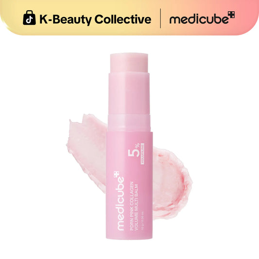 Medicube PDRN Pink Collagen Volume Multi Balm - Youthful Skin Solution for Fine Lines, Firming, and Anti-Aging Care | All-in-One Treatment for Under-Eyes, Neck, Forehead, Smile Lines, and Lips | Korean Skincare Essential