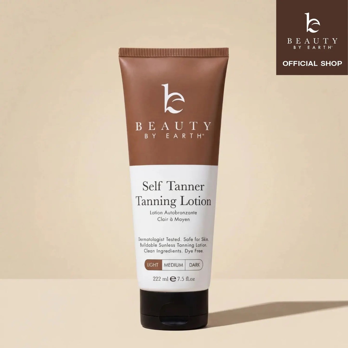 Beauty by Earth Self Tanner Body Lotion - Best Gradual Natural Bronzed Sunless Hydrating Streak Free Tanning G, Vegan Cruelty Free