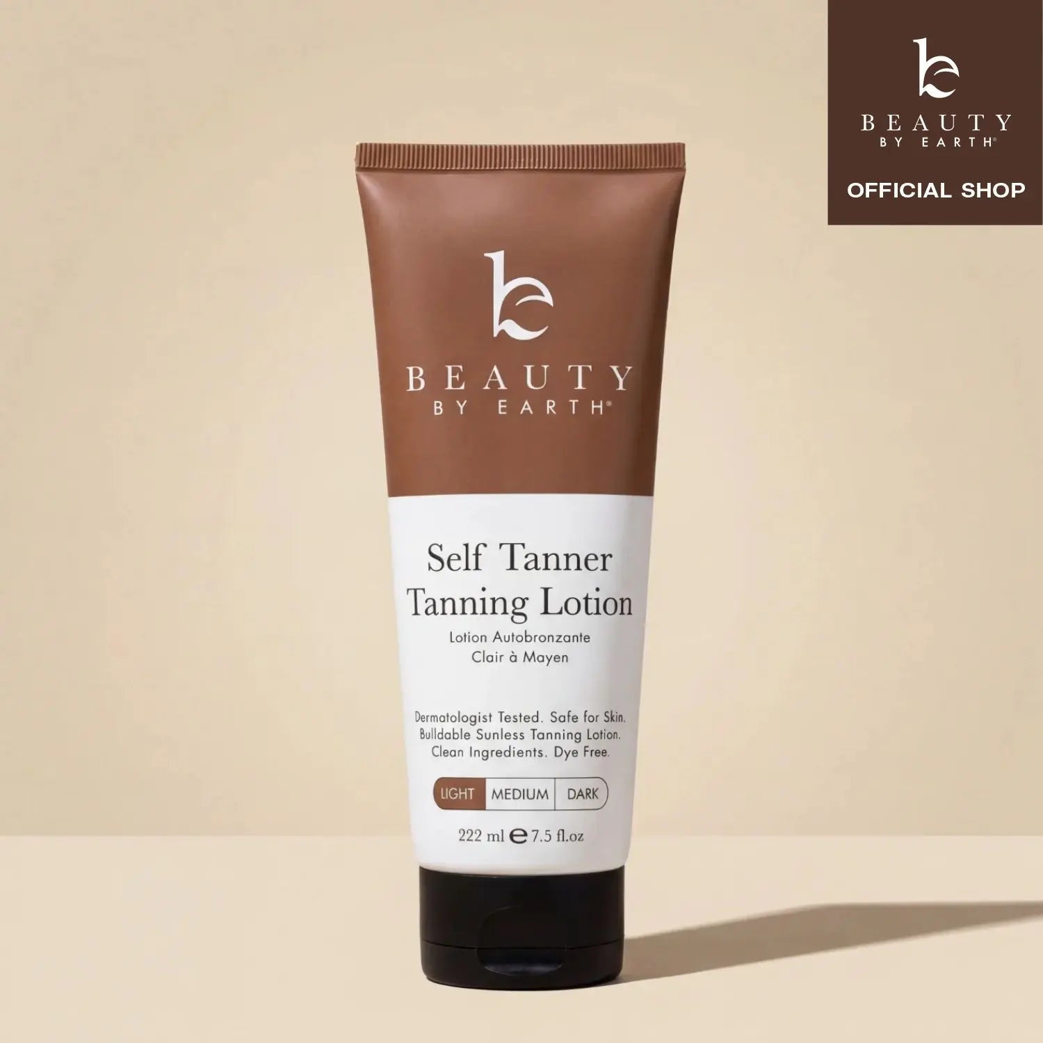 Beauty by Earth Self Tanner Body Lotion - Best Gradual Natural Bronzed Sunless Hydrating Streak Free Tanning G, Vegan Cruelty Free