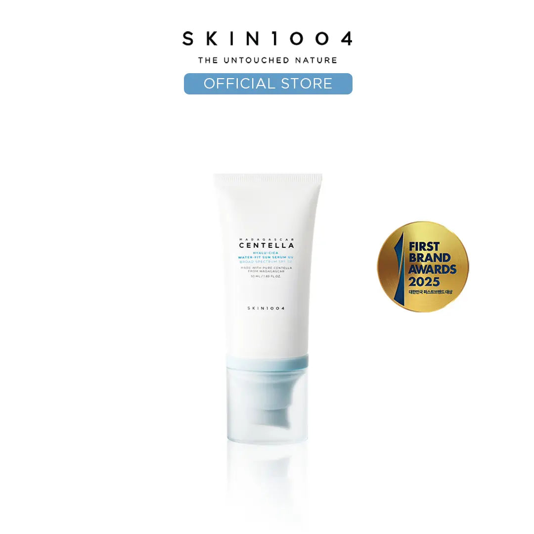 SKIN1004 Lightweight Sunscreen for Daily Use, Korean Sunscreen, Watery and Creamy Texture, Sunscreen for Sensitive Skin