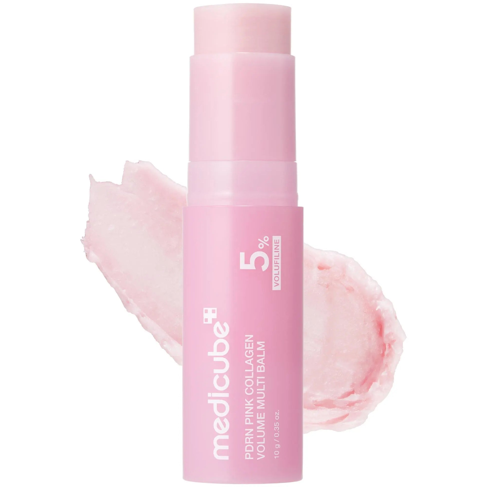 Medicube PDRN Pink Collagen Volume Multi Balm - Youthful Skin Solution for Fine Lines, Firming, and Anti-Aging Care | All-in-One Treatment for Under-Eyes, Neck, Forehead, Smile Lines, and Lips | Korean Skincare Essential
